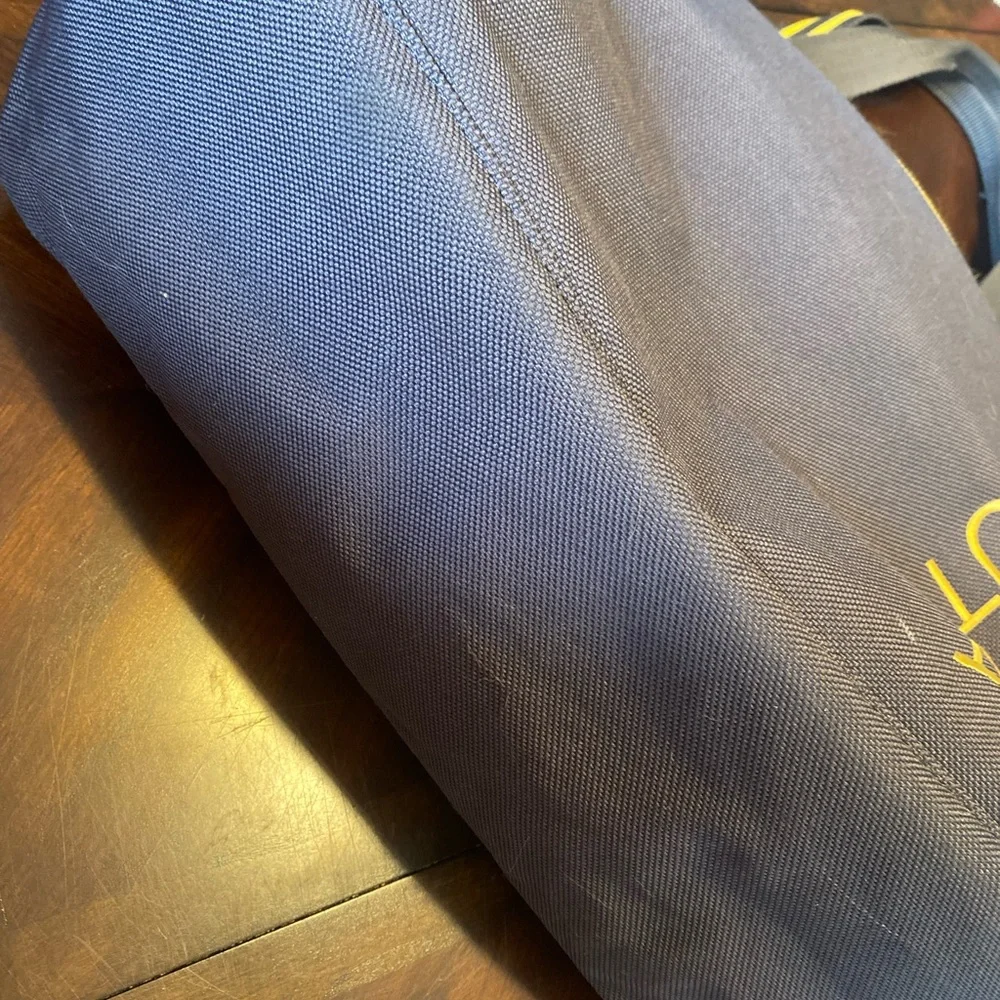 Nautica Gray and Yellow Laptop Tote Bag